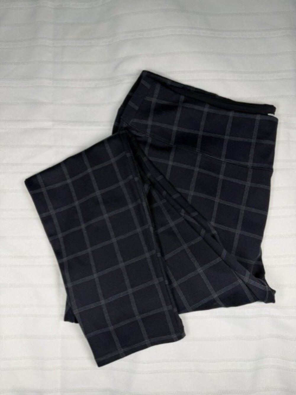 Ricki's Black Plaid Leggings Women's XL NWOT Stretch Pants Tartan Preppy